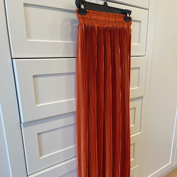 Long pleated skirt - Picture 2 of 2